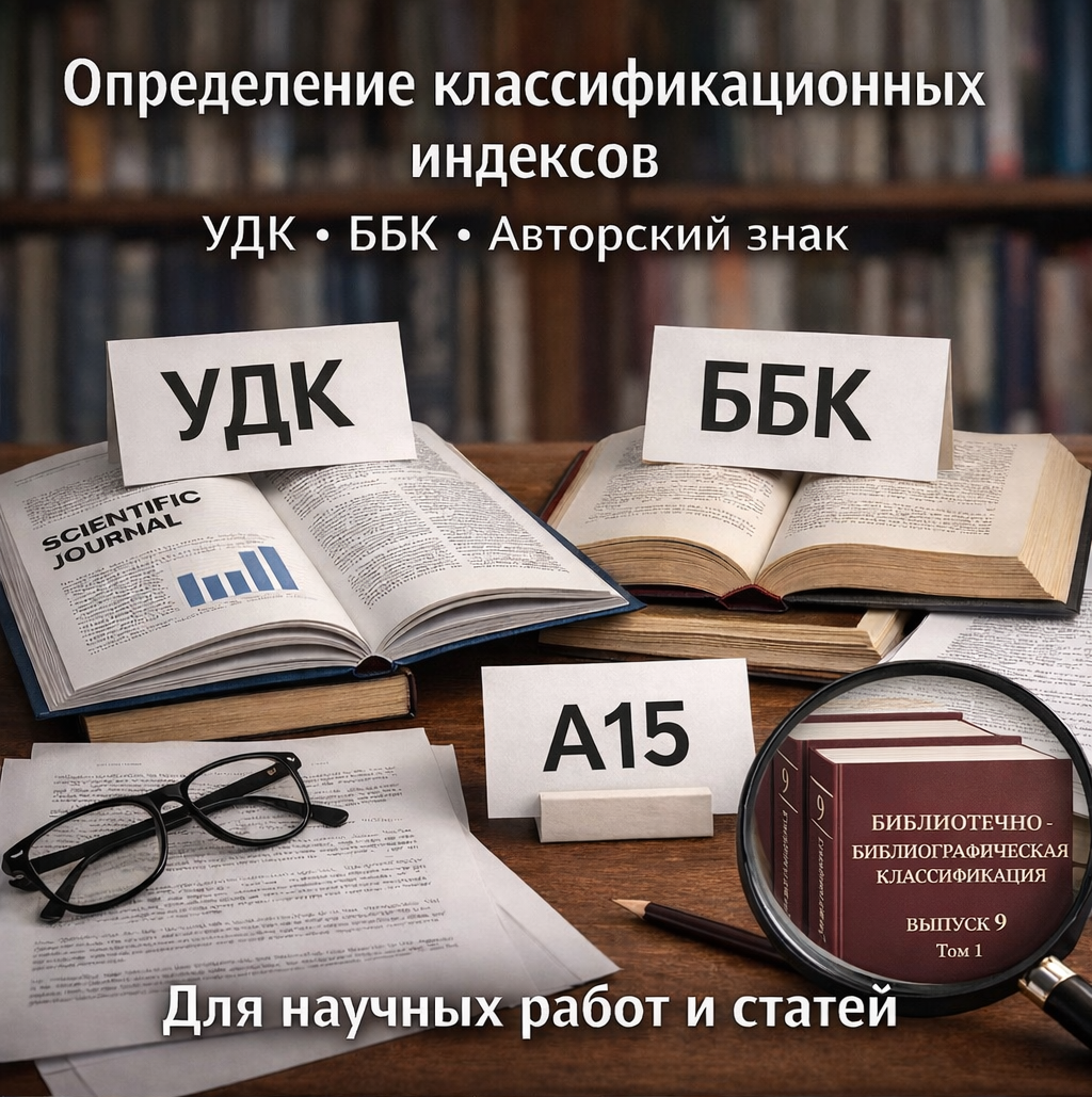 Присвоение УДК/ББК